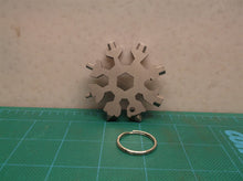 keychain snowflake multiwrench phillips, flathead, torx