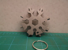 keychain snowflake multiwrench phillips, flathead, torx