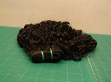 fake hair extensions/ addons black, curly