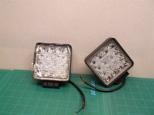 2 Pack Square LED Work Light SPOT Lights For Truck Off Road Tractor 12V
