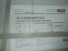 20kg of TC-CARBOMER FD21 a hydrophobically modified crosslinked polyacrylate pol