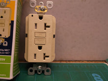 Leviton SmartlockPro GFCI Outlet 20A 125V Duplex Ivory NEMA 5-20R