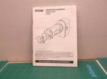 manual for RYOBI SS180 18V SPEED ROTARY SPIRAL SAW