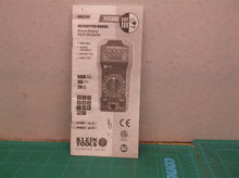 instruction manual for Klein Tools MM300 Manual Ranging Digital Multimeter