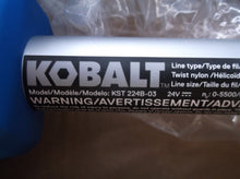 Kobalt 24-volt 14-in Straight Battery String Trimmer Charger Inc No bat