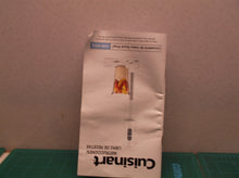 instruction manual for Cuisinart Quick-Prep Single-Speed Hand Blender- CHB-60TG