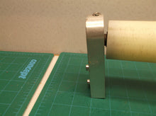 8" free spool roller with brackets 1 3/4 dia