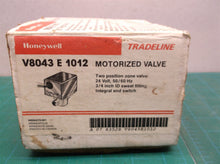 Honeywell V8043E1012 Motorized Zone Valve 3/4" Sweat 24V 50/60 Hz