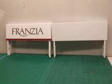 franzia wine display shelf side caps pair