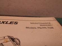 Group of sky track manuals 6036 parts/service manual tlc maintenance manual fo