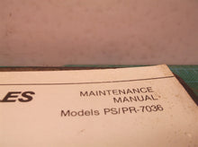 Group of sky track manuals 6036 parts/service manual tlc maintenance manual fo
