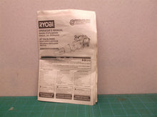 Manual only for a ryobi ry25axb/ry25axbvnm gas powered blower