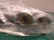 set of hot & cold washing machine supply hoses with cone filter