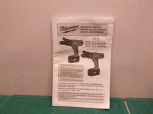 Milwaukee 0615-20 0617-20 0625-20 0627-20 Operators Manual