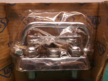 t&s brass b1116 4" center wall mount workboard faucet with 8" swing spout missin