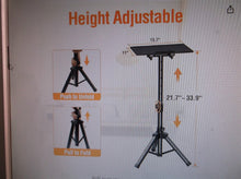 ELIVED Projector Stand, 21'' to 34'' Height Adjustable, Portable Projector and l