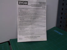 manual only a Ryobi RY124050VNM Brushless 4OV EZClean