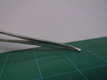 Stainless Steel Curved, 5" Length locking forceps