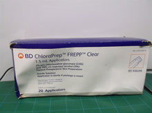 930299: BD CHLORAPREP 1.5ML FREPP APPLICATOR W/CHG, CLEAR 09-24