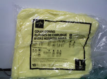MEDLINE DISPOSABLE SPP LIGHTWEIGHT COVER ISOLATION GOWNS WITH FULL BACK QTY. 10