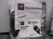 7 Medline MDS9914HP & 1- HPL Disposable Single-Tube Blood Pressure Cuffs Large A