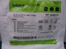 SafeStep® Huber Needle Set PAK with NAC® Needleless Access Y-Site, 20 G x .75" e
