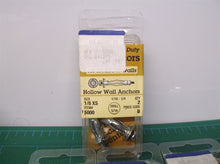 lot of 4 Hillman Group 5000 Hillman Hollow Wall Anchor 1/8 Xs 60 Lb. packs of 2