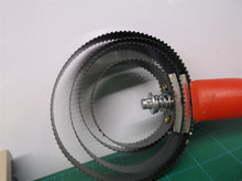 ROUND METAL CURRY Comb 9” length x 4-1/2” width