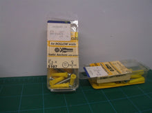 lot of 2 Hillman Group 5107 Ribbed Plastic Anchor with Screw packs of 6