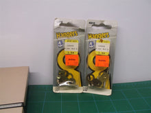 lot of 2 HILLMAN FASTENERS Picture Hanger, Flat Ring, Brass, Small, packs of 4