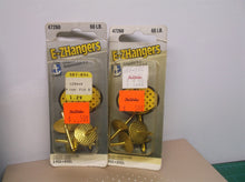 lot of 2 60LB. E-Z HANGER packs of 3