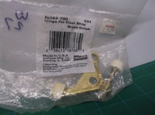 National Hardware N243-790 Textured Hinge Pin Door Stop Bright Brass