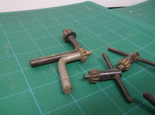 Lot of 5 drill chuck keys