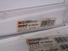 (7) ClosetMaid 2853 ShelfTrack 12-Inch Locking Shelf Bracket, White