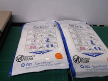 lot of 2 Post Insertion Foley Wipe SURESTEP™ 7.9 x 7.9 Inch exp 2-28-2025
