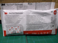 3M 2560 Red Dot Monitoring Electrode, 1.60" Width, 1.36" Length, Pack of 1000 ex