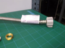 Fluidmaster Toilet Water Supply Line with Thread Adaptor Stainless Steel 16" WIT