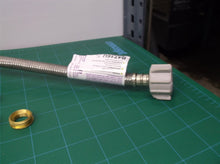 Fluidmaster Toilet Water Supply Line with Thread Adaptor Stainless Steel 16" WIT