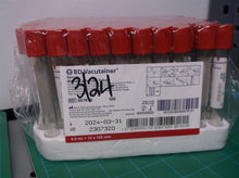 BD 367815 Vacutainer Serum Blood Collection Tubes 6.0mL - 13x100mm Rack of 100 -
