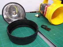 Assorted parts for a lumilite 4600 Krypton Yellow Flashlight Waterproof Lantern