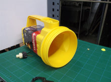 Assorted parts for a lumilite 4600 Krypton Yellow Flashlight Waterproof Lantern