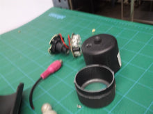 Assorted parts off a Night Owl Wired Color Security Camera CM115