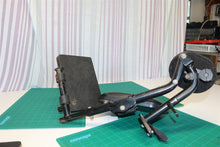 Left foot rest with elevation for a 21st Century Scientific Inc Bounder Plus Off