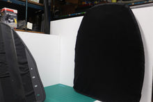 Back pan 18" wide 20 tall with cushion 25 tall 20 wide and headrest mount off a