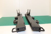 Left & Right seat rails 24.5 leng end to end complete with mounting saddles & qu