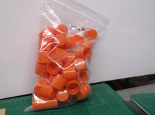 48 pcs ELEMENTS BATH & BODY Lip Tube Cap Only: Mandarin Orange
