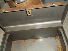 VTG Sears Craftsman 20" Large Metal Tool Box with Grey Tray