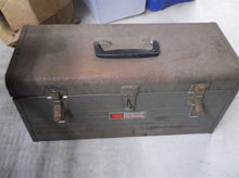 Sears Craftsman 20" Large Metal Tool Box with Red Tray