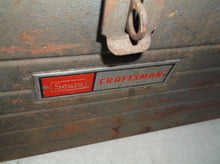 Sears Craftsman 20" Large Metal Tool Box with Red Tray