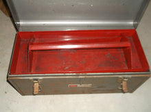 Sears Craftsman 20" Large Metal Tool Box with Red Tray